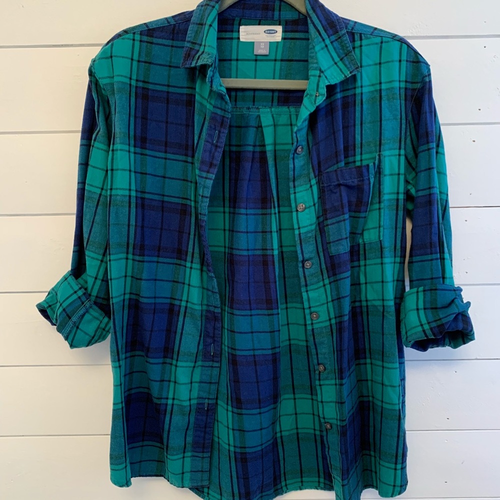 Old Navy Boyfriend Flannel - size XS